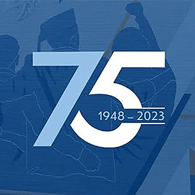 Penn State Behrend's 75th anniversary tag