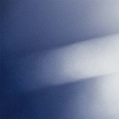 A dark blue to transparent white filter effect