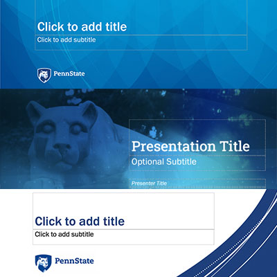 Powerpoint template examples with different design elements